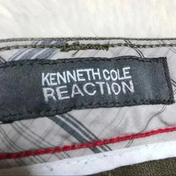 Kenneth Cole Reaction  Olive Dress Pants Size 34 - Picture 9 of 16